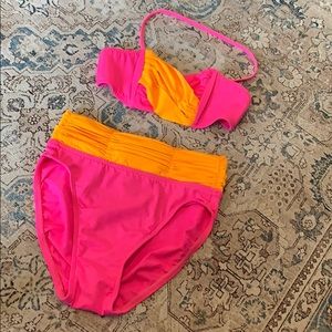 Backflips Vintage 80’s High Waisted Neon Bikini